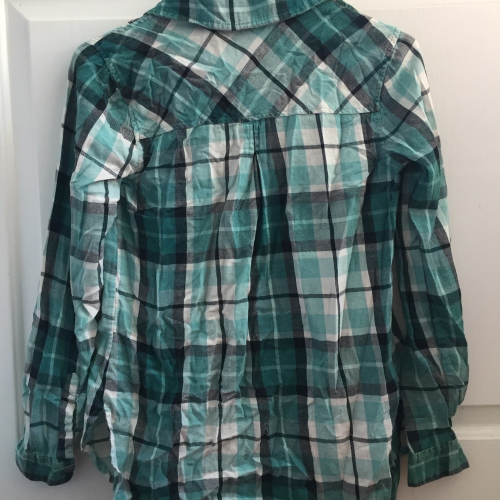 Turquoise flannel - Picture 5 of 5
